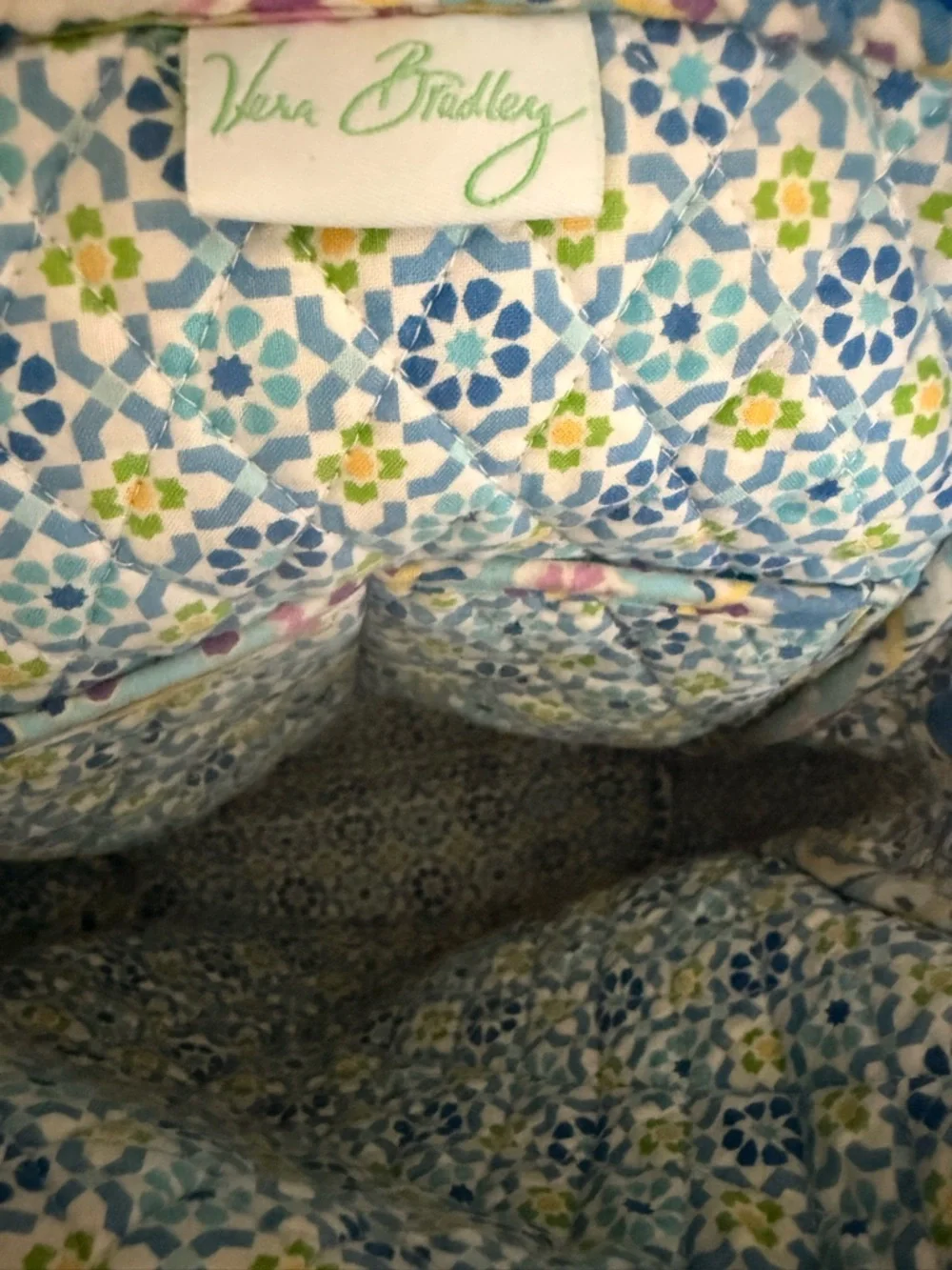Vera Bradley‎ Vintage Capri Blue Paisley Mini Backpack Retired Print